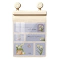 thumbnail image 1 of Huanglei Strong Suction Wall Mounted Shower Caddy Rustproof Bathroom Storage Organizer With Hook (7 Styles), 1 of 4