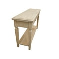 thumbnail image 5 of BingLTD - RECON SOFA TABLE  SOLID WOOD WITH DRAWERS  – UNFINISHED (DK3002-RW-UNF), 5 of 6