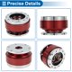 thumbnail image 4 of Adaptador de liberación rápida del volante Unique Bargains, kit universal de adaptador de cubo de rueda de aluminio de 12 agujeros, tono plateado rojo, 4 of 6