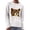 White, variant on Sweater for Women Knit Cute Animal Graphic Long Sleeve Crewneck Winter Sweaters Beige