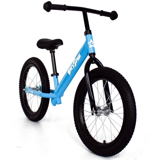 Bicicleta Balance Bike para niños de 5 a 8 años con neumáticos Air, color azul