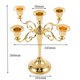 thumbnail image 2 of RV Candelabros candelabros de plata-candelabros de 5 brazos Rojo Verde, 2 of 5