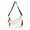 1 White, variant on Nylon Crescent Crossbody Bag for Women Shoulder Tote Handbag Casual Sling Bag Dumpling Purse Bag for Outdoor Travel