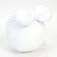 thumbnail image 2 of LFEOOST Baby Bow Knot Turban Hats Beanie Headwraps for Toddlers Girls Newborn Baby Cotton Cloth Turban Big Bow Toddler Rabbit Hat Kids Baby Cap Ear Hat, 2 of 2