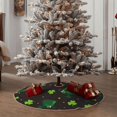 thumbnail image 4 of Sikiie St. Patrick's Day8 Nativity Christmas Tree Skirt, Jesus Christian Winter Holiday Tree Mat Decoration(30-48IN)36", 4 of 6