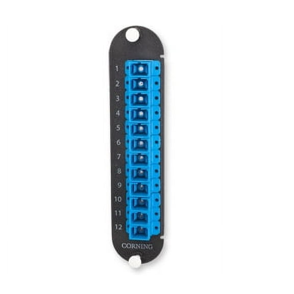 Corning CCH-CP12-3C LANscape CCH Patch Panel with 12 SC Simplex OS2 Singlemode Adapters