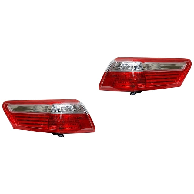 Par de Calaveras Camry 2007 A 2009 Toyota Ext S/Arnés TYC .