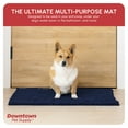 thumbnail image 5 of My Doggy Place Dog Mat for Muddy Paws, Washable Dog Dog Mat, Navy Blue, 5 of 8