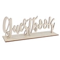thumbnail image 1 of de Recepción Letrero de de Libro de de Vintage BLESIY Rústico Guestook signo mesa, 1 of 7