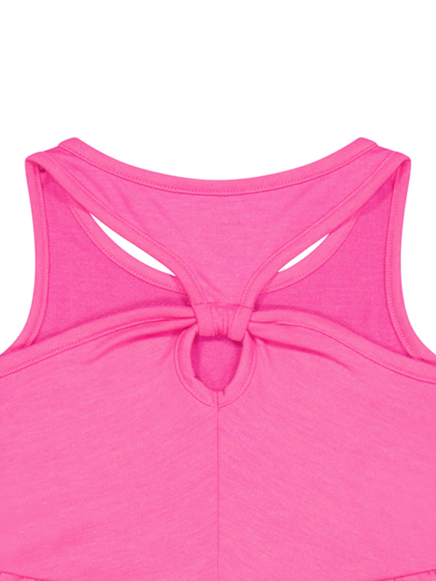 Wonder Nation Girls Keyhole Back Dress, Sizes 4-18 & Plus