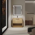thumbnail image 2 of 36-Inch Freestanding Bathroom Vanity with Ceramic Sink, 2 Soft-Close Doors, Plywood Cabinet, Easy Assembly, Pre-Drilled Faucet Hole, 2 of 9