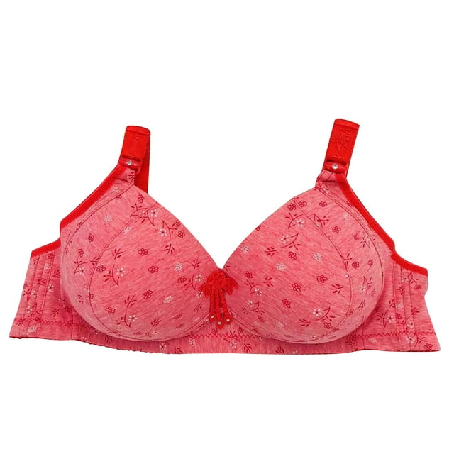 Timegard Bras for Womens Plus Size Wireless Adjustable Strap Comfy Underwear Everyday Bras with Support