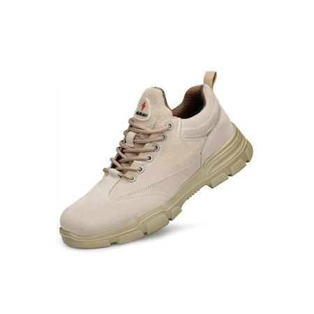 

Gomelly Unisex Protection Boot Lace Up Work Shoes Steel Toe Safety Shoe Durable Women Men 6KV Safety Shoes 9
