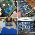 thumbnail image 2 of CPU Thermal Pad Silicone Conductive Pad Heatsink Cooling CPU Thermal Pad Mat for Computer, Trimmed, 10x10mm, 1.5mm, 2 of 6