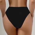 thumbnail image 4 of SherryDC Women's V Cut High Waisted Bikini Bottom High Leg Cut Swimsuit Bathing Suit Bottoms, 4 of 6