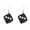 Black/White, variant on Dice Earrings For Women Weird Earrings Funny Novelty Dangle Earrings Drop