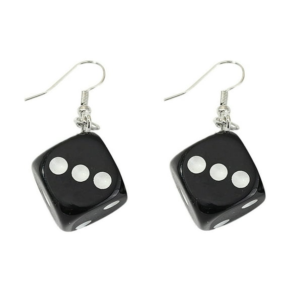 YYKihy Dice Earrings For Women Weird Earrings Funny Novelty Dangle Earrings Drop
