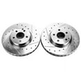 thumbnail image 2 of Power Stop Front Pair of Drilled and Slotted Brake Rotors EBR1637XPR 2017-2019 Audi A4 & A4 Quattro 2018-2019 Audi A5 Quattro 2018 Audi A5 2018-2019 Audi Q5, 2 of 4
