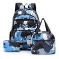 thumbnail image 3 of Juego De Mochila De Gran Capacidad De 3 Piezas, Mochila De Regreso A La Escuela Preppy, Mochila De Viaje Informal, Bolsa De Almuerzo Y Bolsa De Lápiz Para Estudiantes, 3 of 4