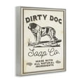 thumbnail image 2 of Stupell Industries Dirty Dog Soap Co Vintage Sign Graphic Art Gray Framed Art Print Wall Art, 24x30, by Daphne Polselli, 2 of 5