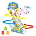 thumbnail image 2 of Pig Action Figures Toy DIY Rail Racing Track Small Duck Climbing Stairs Toy Electric Car Staircase Music Educational Toy For Kid zhangmengya LED, 2 of 2
