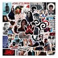 thumbnail image 3 of 10/30/50 piezas de pegatinas de películas dramáticas de televisión de la serie Stranger Things Wednesday, grafiti, scooter, portátil, teléfono, guitarra, decoración al por mayor, 3 of 5
