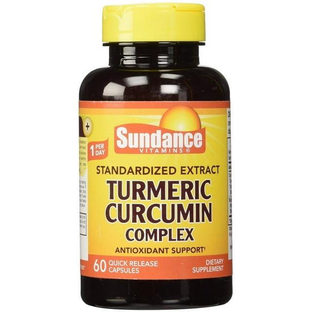 Sundance Vitamins Turmeric Curcumin Complex Antioxidant Support 60 ea