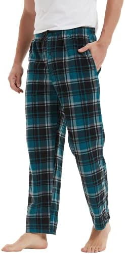 FELEMO Men's Pajama Pant Comfy Soft Lounge Plaid Sleep Pants, M-XXL ...