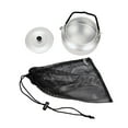 thumbnail image 1 of de agua para acampar, portátil para exteriores, cafetera, utensilios de cocina con fuego abierto para senderismo, acampada, viaje, kusrkot  Hervidor de agua al aire libre, 1 of 8
