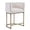 24" Ivory,gold Basee, variant on Guyou Modern Counter Height Bar Stools Set of 3, 24" Linen Counter Stools with Tall Barrel Back, Black Tubular Frame, Deep Comfortable Seat Island Stools for Kitchen Counter, Home Bars, Cream