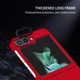 thumbnail image 6 of Case for Samsung Galaxy Z Flip 5, [Adjustable Bracket] Shockproof PC Shell with Lens Protection Galaxy Flip 5 Phone Case, Red, 6 of 14