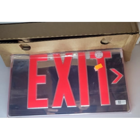 Lithonia LRP W2 RMR DA 120/277 EM PNL Emergency Exit Light with LED Edge