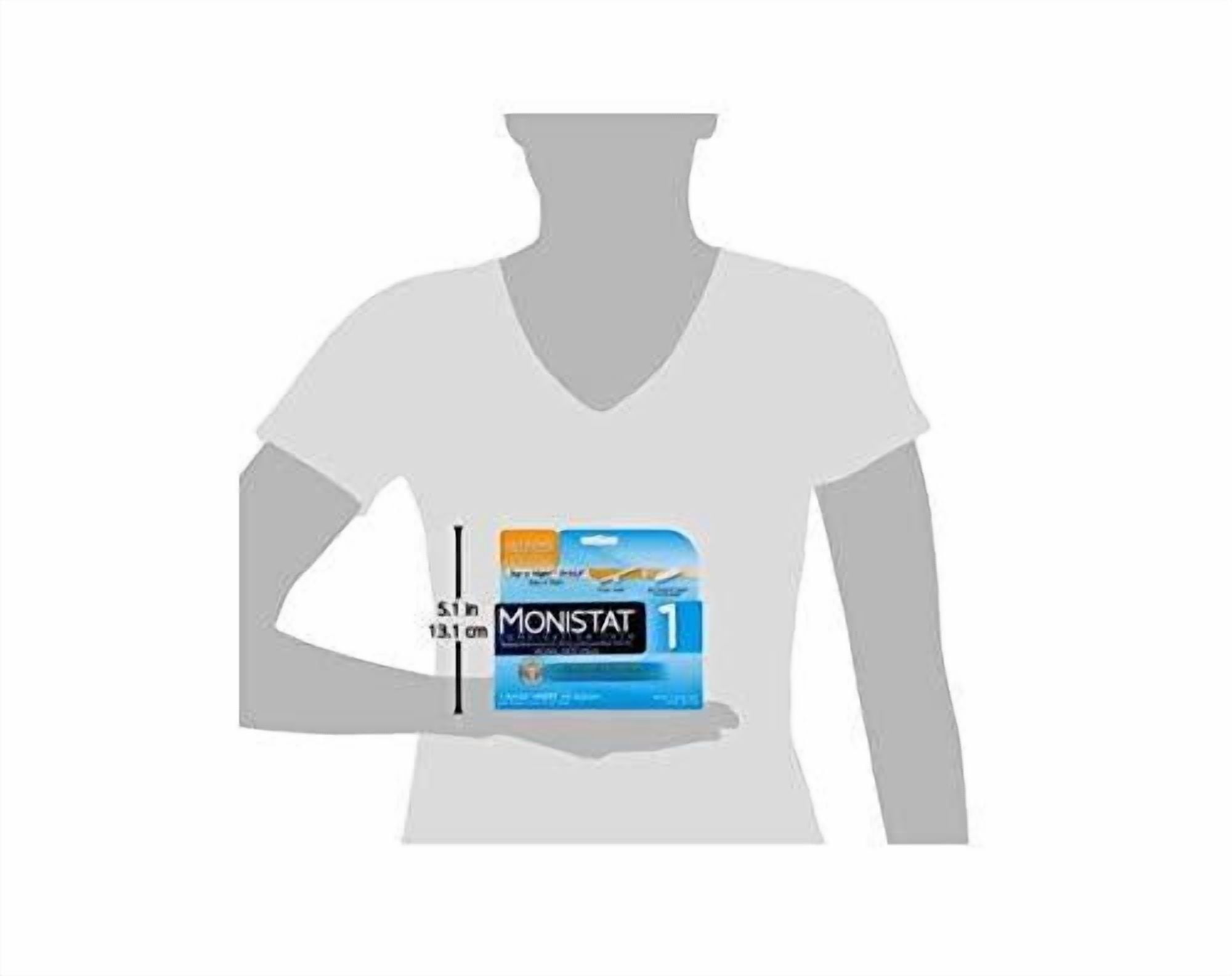 Monistat 1-Day Yeast Infection Treatment | Ovule + Itch Cream Combination Pack