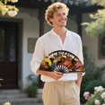 thumbnail image 4 of Hand Fan Set For Dancing Living Room Western Style Chi Fan With Lightweight And Durable Decorations for Baby Boy Shower Tissue Paper Garland Tassel Rainbow Tissue Paper Fans Rainbow Ceiling Fan with, 4 of 4