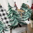 thumbnail image 5 of Tree Semi Sheer Curtains 84 inches Long, Winter Trees Snowflake Window Treatments Sheer Curtains,Light Filter Curtains Rod Pocket Drapes Living Room Bedroom Decor,2 Panels, 5 of 6