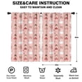 thumbnail image 2 of Blackout Kids Curtains,Pink Ballerina Swan Pattern Childrens Insulated Curtains Set Of 2,Bedroom Essentials,Toddler Room Decor 52"x84", 2 of 5
