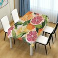 thumbnail image 4 of Yayeee Tablecloths 60" x 120" Rectangle Wrinkle Resistant Party Table Cover, Citrus Leaves, 4 of 8