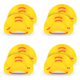 thumbnail image 1 of Aletas Silicona para Nadar Profesionales Adultos () Amarillo, 1 of 5