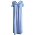 thumbnail image 1 of Velrose Lingerie Shadowline Long Flutter Sleeve Nightgown 32280/32280X, 1 of 4