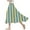 Yellow, variant on Skirts for Women, Women's Skirts for Summer, Women's Casual Flowers Printed A-Line Elastic Waist Skirt