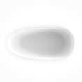thumbnail image 4 of AVAXA 71'' Freestanding Soaking Bathtub, Artificial Stone Solid Surface Tub for Bathroom, 4 of 8