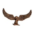 thumbnail image 1 of Estatua de ángel, adorno artístico de resina, colección, regalo ideal, escultura creativa, figura de ángel para sala de estar, mesa y jardín. Bronce, 1 of 8