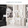thumbnail image 6 of Moen 84970 Halle Single Handle High Arc Bathroom Faucet - Nickel, 6 of 8