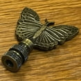 thumbnail image 2 of Royal Designs, Inc. Monarch Butterfly Lamp Finial for Lamp Shade, F-5022AB-2, Antique Brass, Pack of 2, 2 of 4