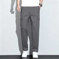 thumbnail image 7 of PNTUTB Chino Pants for Mens Straight Leg Trousers Basic Classic Office Workwear Daily Casual Loose Comfort Pants with Multiple Pockets, 7 of 7