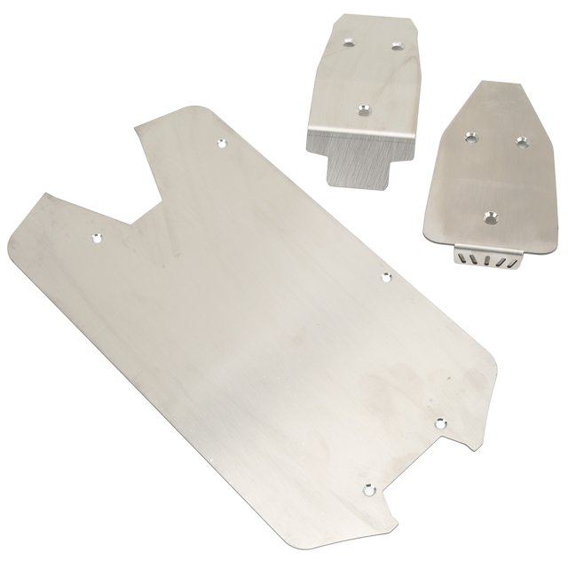 Armadura de chasis RC, Armadura de chasis de metal Protector de armadura de chasis antideslizante Placa de deslizamiento de armadura de chasis optimizada para la excelencia