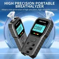 thumbnail image 2 of Breathalyzer, Professional 10-Nozzle High Accuracy Breathalyzer with Voice Feedback & LCD Display - Digital Alcohol Tester for Home Use, 2 of 7