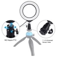 thumbnail image 4 of RisingPro Anneau Lumineux LED Dimmable USB 4.6 Pouces 3 Modes avec Trépied Froid, 4 of 10