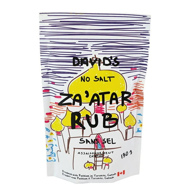 Davids - Za'atar Rub (Zahtar) 130 g - Perfect for Middle Eastern cuisine and roasted vegetables