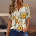 thumbnail image 2 of Onegirl Womens Tops Dressy Casual V Neck Flutter Sleeves Summer Blouses for Women 2024 Boho Plus Size Shirts for Women 4X Workout Shirts Women Xl My Orders Placed Recently By Me My Account, 2 of 5